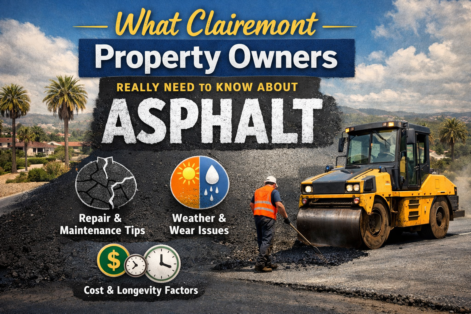 What Clairemont Property Owners Really Need to Know About Asphalt